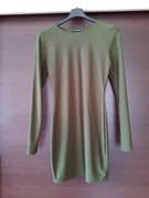 sukienka, PrettyLittleThing, 36, khaki, obcisła 