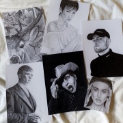 Rysunek/portret ołówkiem na zamowienie A4/A5