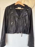 Isabel Marant ramoneska skóra kurtka biker