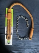 Pomarańczowa smycz z karabińczykiem