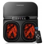 Masażer do stóp z ciepłem, regulacją prędkości i pilotem 