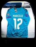 (S) MARCELO 12 REAL MADRYT 17/18 LIGA MISTRZÓW LONG SLEEVE TURKUSOWA BLUZA