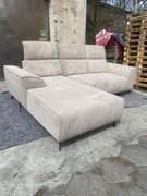 Narożnik do salonu elektryczny wysuw REGULOWANE ZAGŁÓWKI NOWY gwarancja