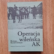 Operacja wileńska AK, mapka Wilna, Roman Korab-Żebryk, 1988r.