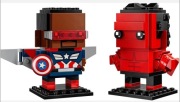 LEGO 40668 figurki kapitana Ameryki i czerwonego hulka