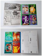 Nintendo 1999 USA Pokemon, Postcard Book, Pokemon Vintege, pokemon tazo