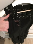 Czarna sukienka koktajlowa Cropp rozm. S/M