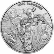 Srebrna moneta Eric Bloodaxe – Legendary Warriors | 1 uncja srebra .9999