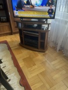 Szafka RTV w kolorze brązowym