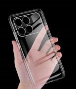 Etui do Poco F8 Pro 5G przeźroczyste 2 sztuli