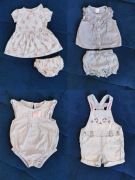 Paka ciuszkow dla dziewczynki r. 50-74