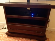 Komoda RTV "Caldera", drewniana