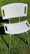 Taboret prysznicowy z oparciem TGR-R KP 350L
