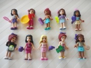 LEGO friends mix 10x laleczki, figurki, akcesoria, dodatki