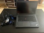 LAPTOP- LENOVO T450 (stacja, kabel hdmi i ładowark