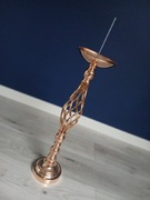 Świecznik zloty 5 sztuk