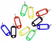 BRELOK DO KLUCZY ETYKIETA ZAWIESZKA 10 SZTUK