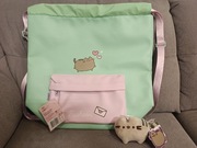 Plecak sznurowany torba brelok breloczek kluczy maskotka kot kotek Pusheen 
