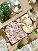 Zestaw wiosenny na prezent czapka i opaska