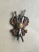 Kolekcjonerska tarcza ozdobna miecze herb Toledo w Hiszpanii