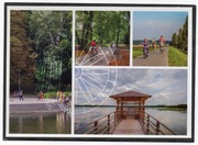 Racibórz - Park - Rezerwat ''Łężczok'' - Pocztówka.