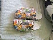 Klapki chodaki mule piankowe 40 kreskówka unisex 