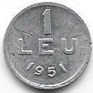 Rumunia 1 leu 1951