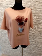 Różowa bluzka oversize