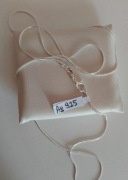 Nowy srebrny łańcuszek srebro Ag 925 splot żmijka wężyk dł ponad 60 cm