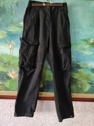 spodnie bojówki ze ściągaczami kieszeniami cargo