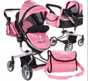 Wózek dla lalki głęboki MalPlay wózek