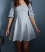 Sukienka w paski RESERVED biało niebieska roz. 34 