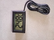 termometr samochodowy zewnętrzny -50 do +110st nowy czarny