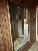 Lustro duże PRL antyk 