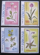 Flora kwiaty 162 - 5** Wyspy Owcze 1988 rok kompletna seria