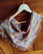 Apaszka chustka wielokolorowa z frędzlami 