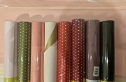 Folia florystyczna satynowa pachnąca papier florystyczny pakiet 8 szt. 