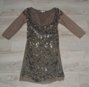 Oryginalna Sukienka z Cekinami PATRIZZIA PEPE r. S