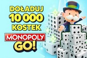 Doładowanie 10 tysięcy kostek MONOPOLY GO 