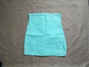 Niebieska spódnica mini