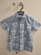 Koszulka polo Next 110 cm len i wiskoza 