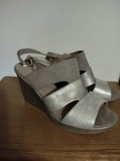 Buty damskie złoto-beżowe na lato 