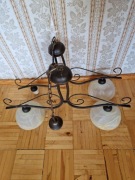 Dwa stare żyrandole lampy na dwie żarówki 