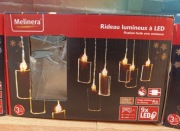Kurtyna świetlna LED Melinera – Świece 9 LED