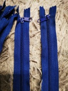 Zamki błyskawiczne 20 szt. Ciemno niebieskie