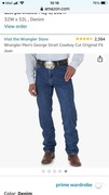 Jeansy Wrangler Western