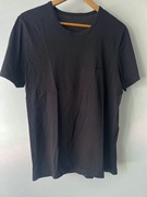 Hugo Boss czarna bluzka t-shirt męski gładki L