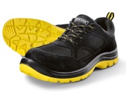 PARKSIDE obuwie ochronne S3 męskie ze skóry, rozmiar 44, czarny/żółty