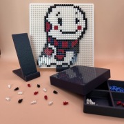 Pixel Deco 3D - HIT! Zestaw DIY dekoracja ścienna (Duch) + bonus Halloween