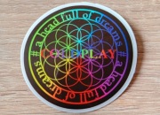 Nowa naklejka wlepka Coldplay - A head full of dreams